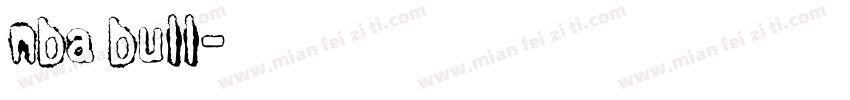 nba bull字体转换